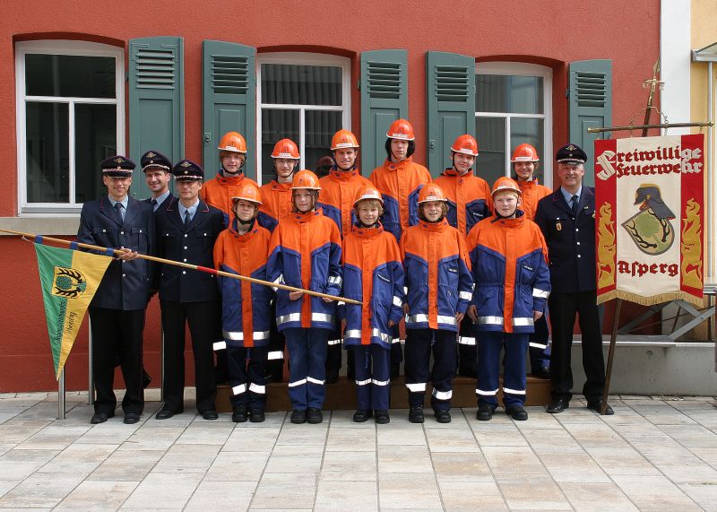 Gruppenfoto der Jugendfeuerwehr Asperg 2011