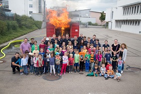 Gruppenfoto beim Sommerferienprogramm 2014