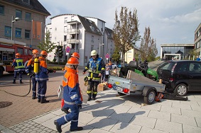 Jugendfeuerwehr Asperg bei der Bezirksübung 2017