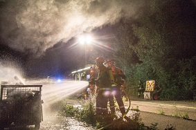 Jugendfeuerwehr während des 24h Projekts